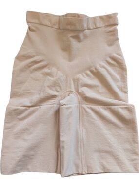SPANX Nude High-Waist Mid-Thigh Shaper Shorts